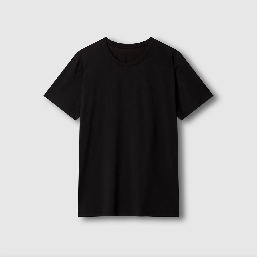 JAJU Rayon Inner T-Shirt – Black