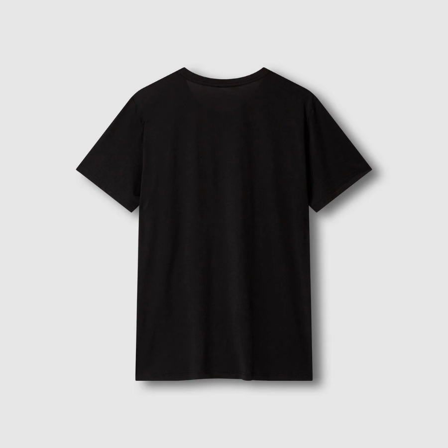 JAJU Rayon Inner T-Shirt – Black