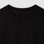 JAJU Rayon Inner T-Shirt – Black