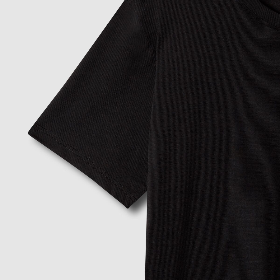 JAJU Rayon Inner T-Shirt – Black