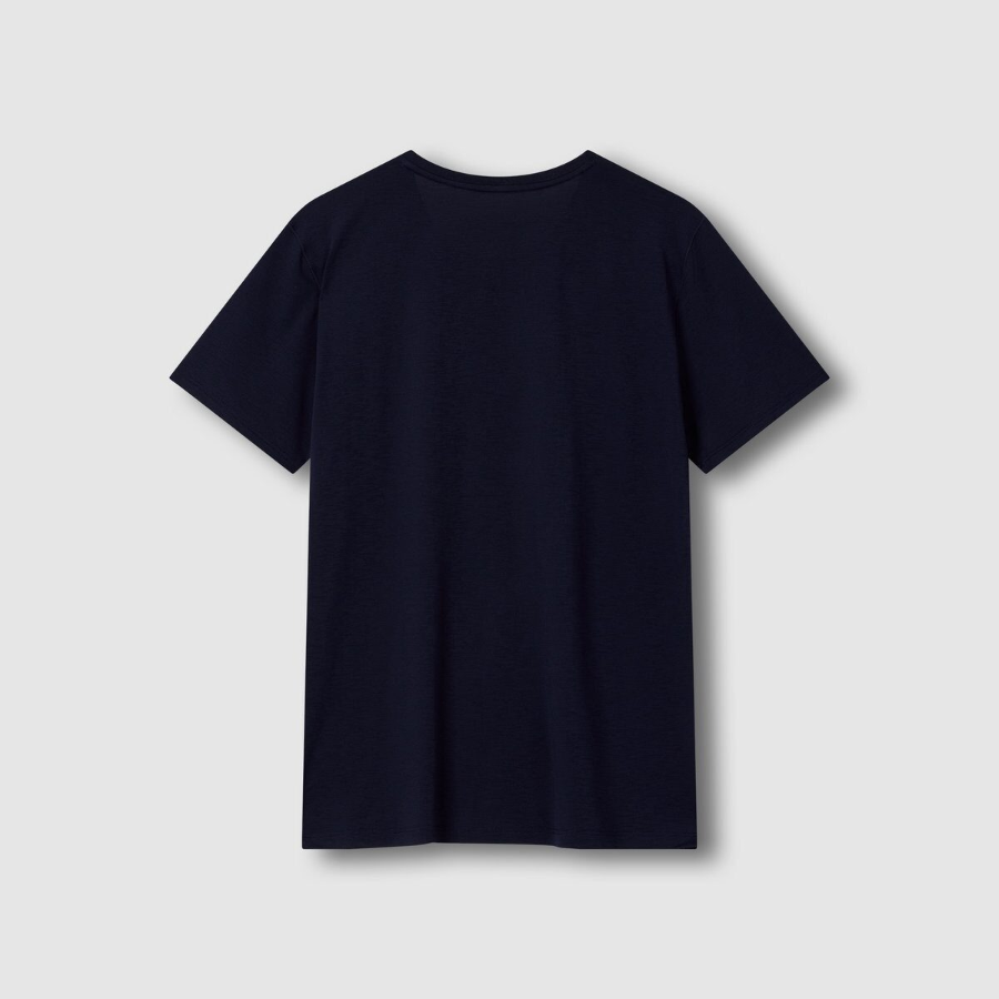 JAJU Rayon Inner T-Shirt – Navy