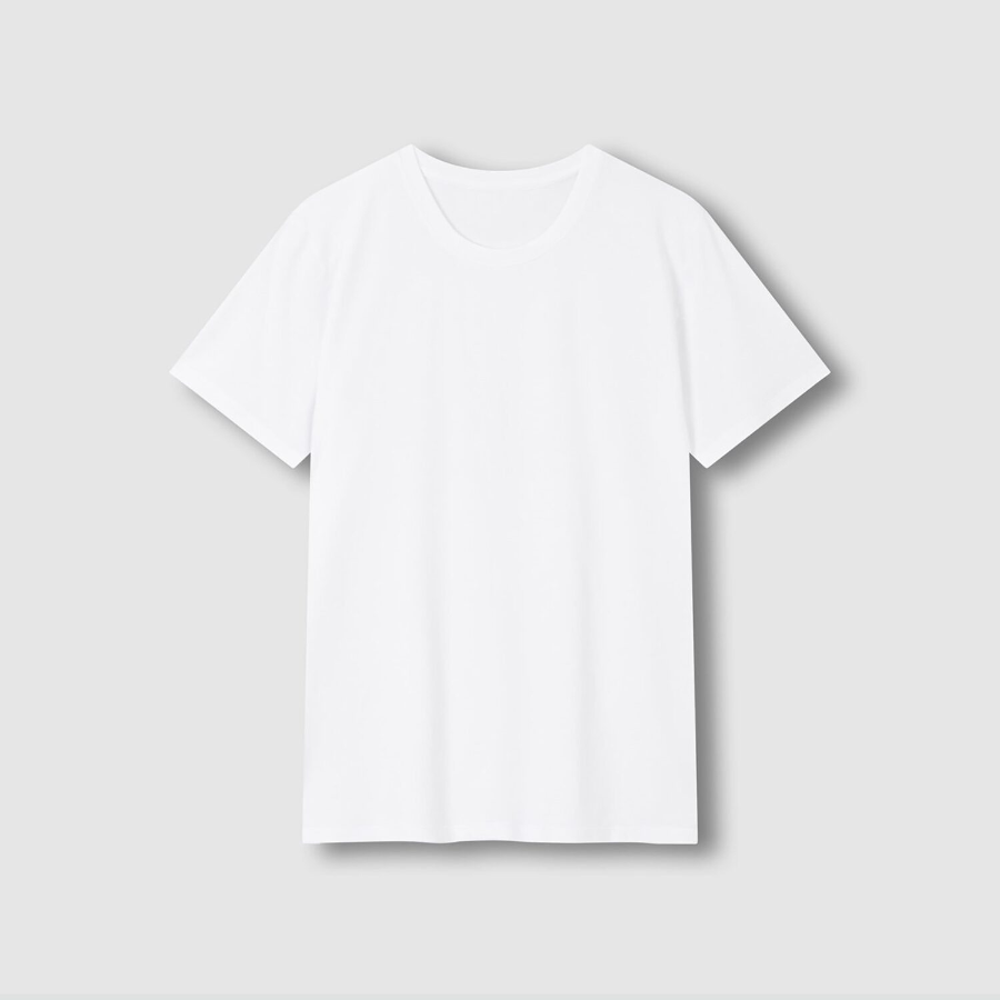 JAJU Rayon Inner T-Shirt – White