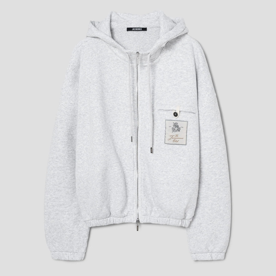 JACQUEMUS (Men) Le Hoodie Torneo - Athletic Club Grey