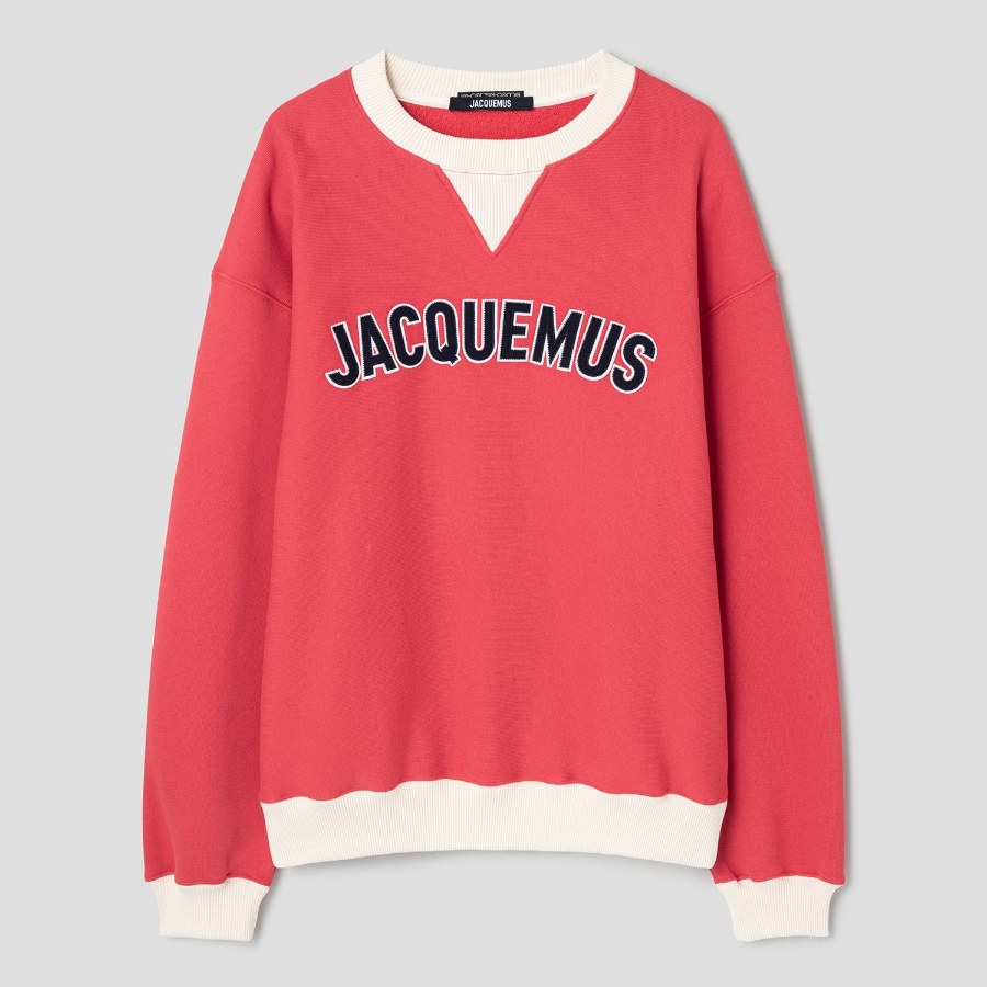 JACQUEMUS (Men) Le Sweatshirt Baseball - Red