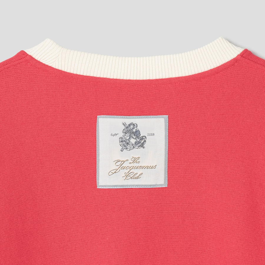 JACQUEMUS (Men) Le Sweatshirt Baseball - Red