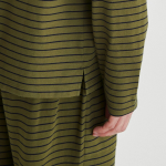 JAJU Smart Cotton Round Neck Long Sleeve Lounge T-Shirt – Dark Khaki