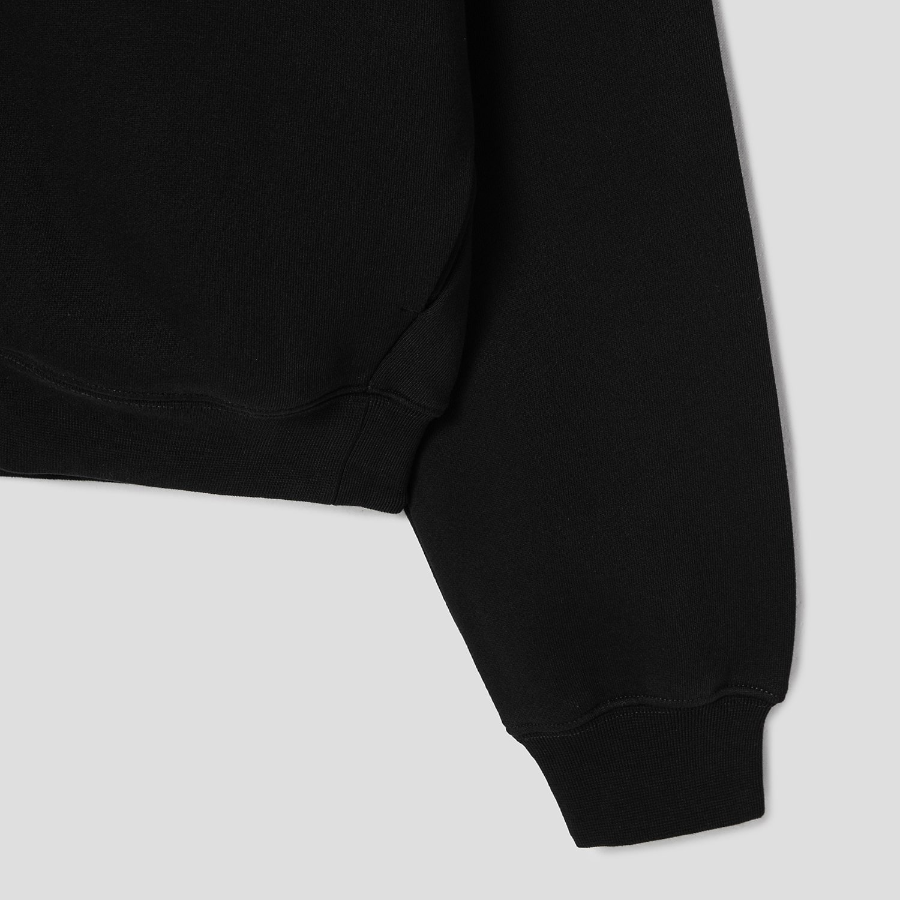 JACQUEMUS (Men) Le Hoodie Zip Gros Grain - Black