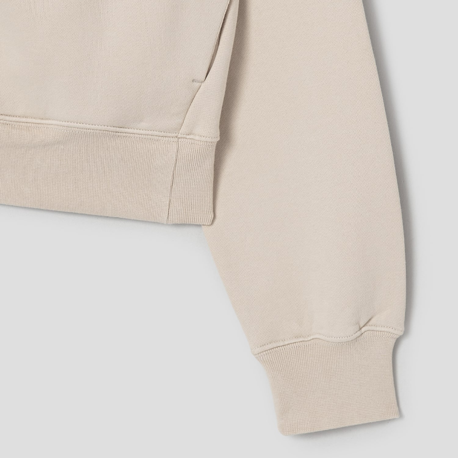 JACQUEMUS (Men) Le Hoodie Zip Gros Grain - Beige