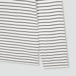 JAJU Smart Cotton Round Neck Long Sleeve Lounge T-Shirt – Off White