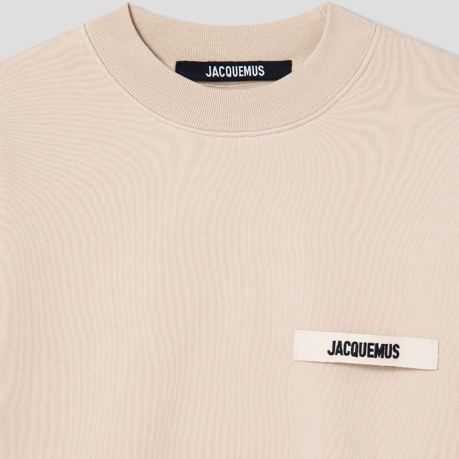 JACQUEMUS (Men) Le Sweatshirt Gros Grain - Beige