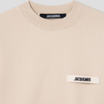 JACQUEMUS (Men) Le Sweatshirt Gros Grain - Beige