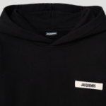 JACQUEMUS (Men) Le Hoodie Gros Grain - Black