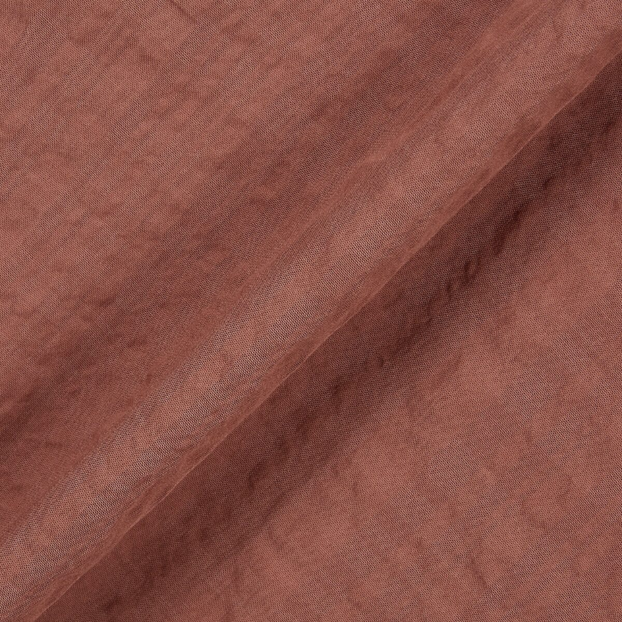 JAJU Rayon Cotton Seersucker Short Sleeve Pajama Shirt – Brick