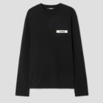 JACQUEMUS (Men) Le Tshirt Gros Grain Ml - Black
