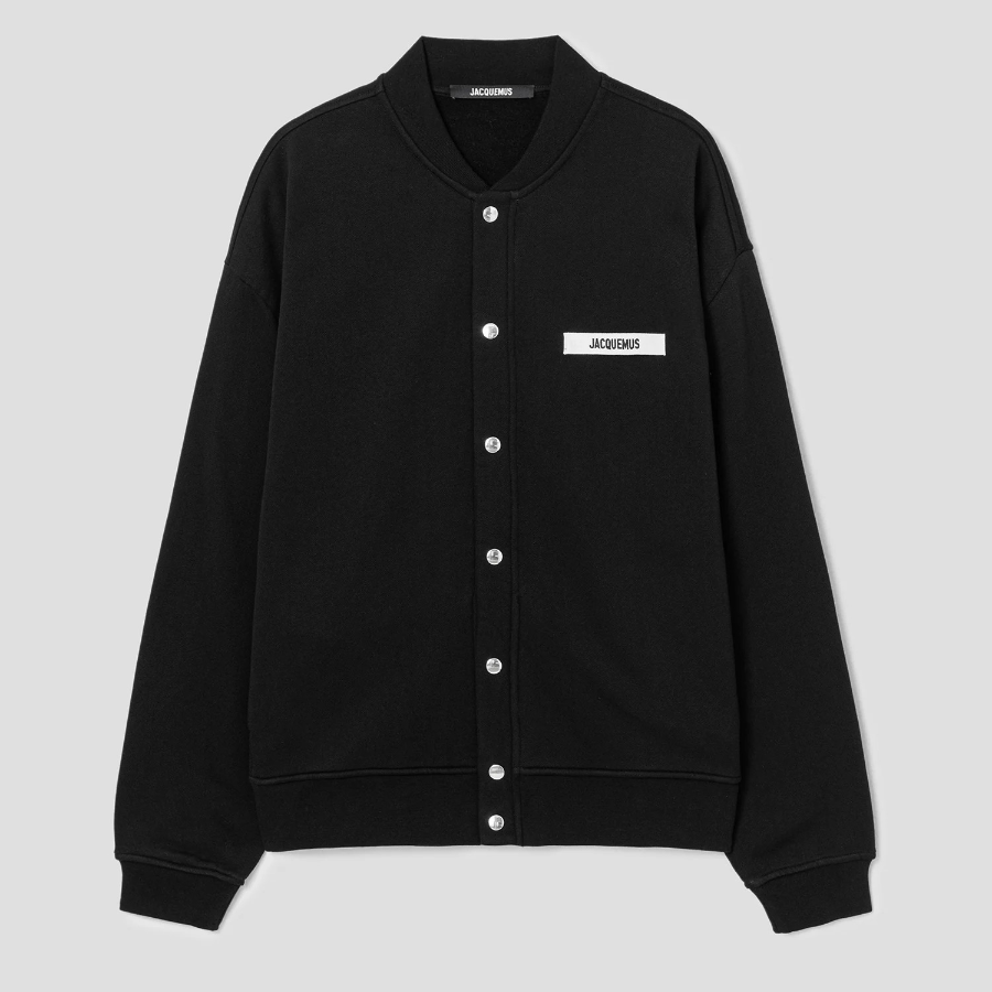 JACQUEMUS (Men) Le Cardigan Gros Grain - Black
