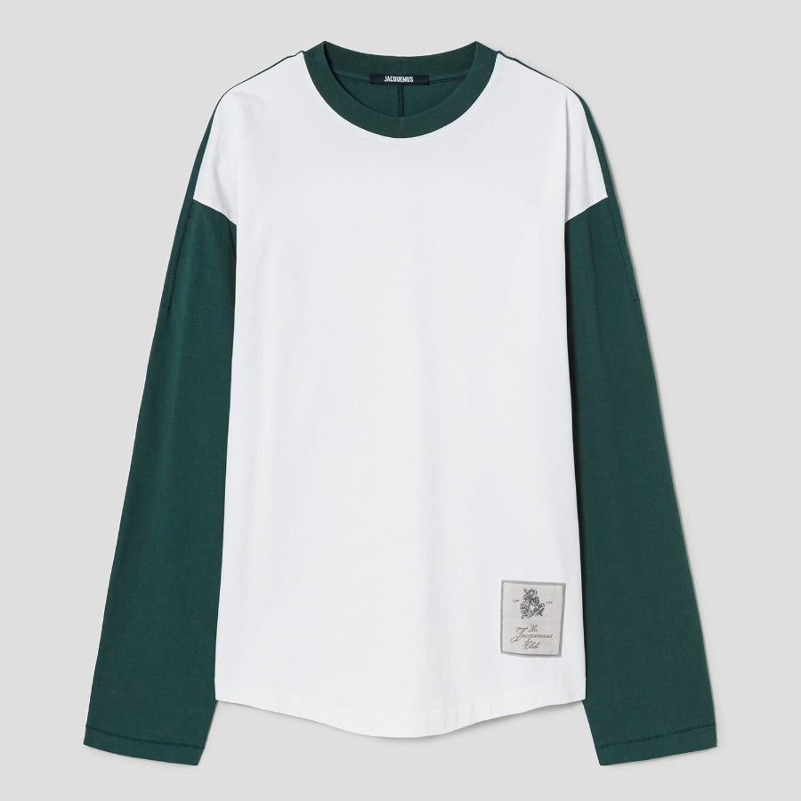 JACQUEMUS (Men) Le Tshirt Baseball Ml - Multi-Green
