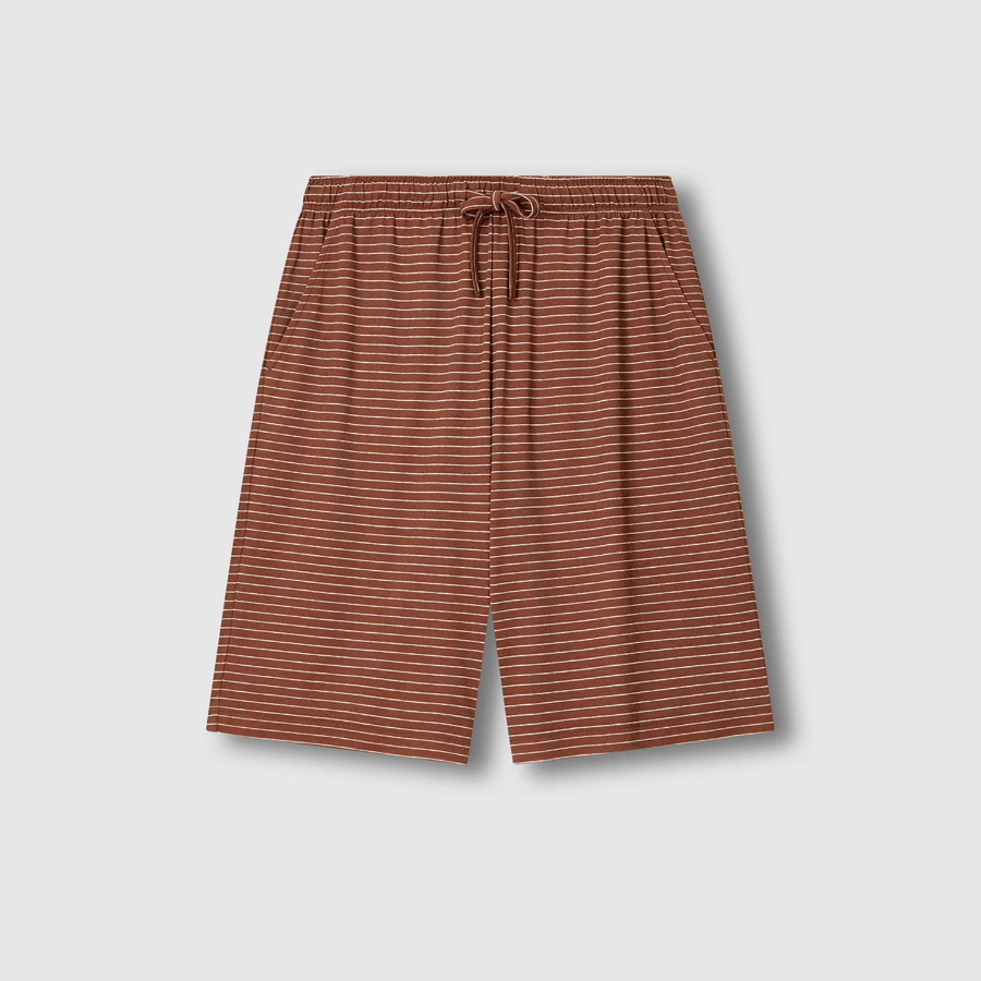 JAJU Quick-Dry 5'' Lounge Shorts – Dark Brown