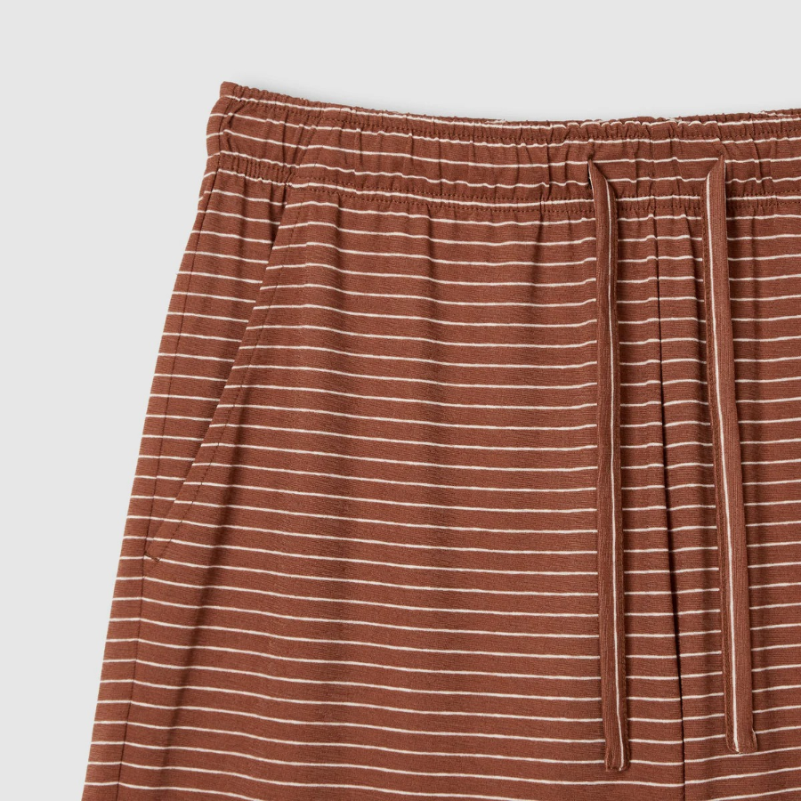 JAJU Quick-Dry 5'' Lounge Shorts – Dark Brown