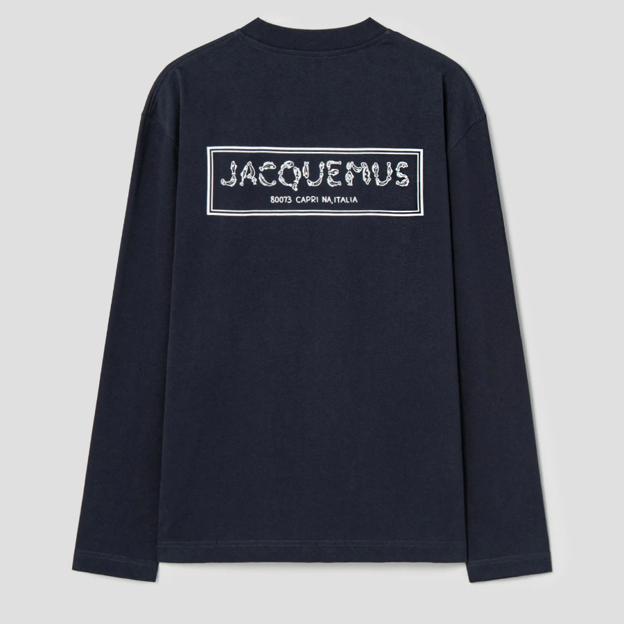 JACQUEMUS (Men) Le Tshirt Mer√Ô Ml - Dark Navy