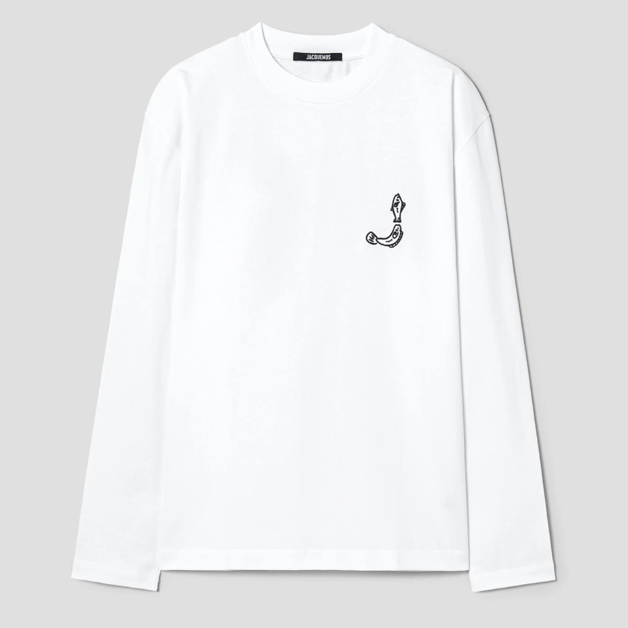 JACQUEMUS (Men) Le Tshirt Mer√Ô Ml - White