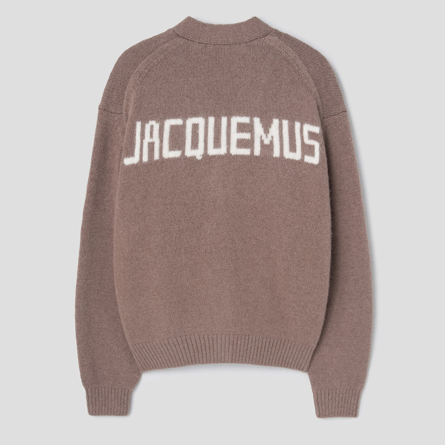 JACQUEMUS (Men) Le Cardigan Jacquemus - Light Brown