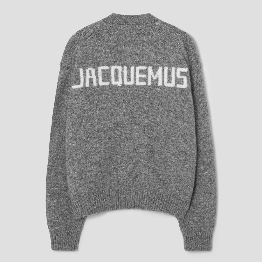 JACQUEMUS (Men) Le Cardigan Jacquemus - Grey