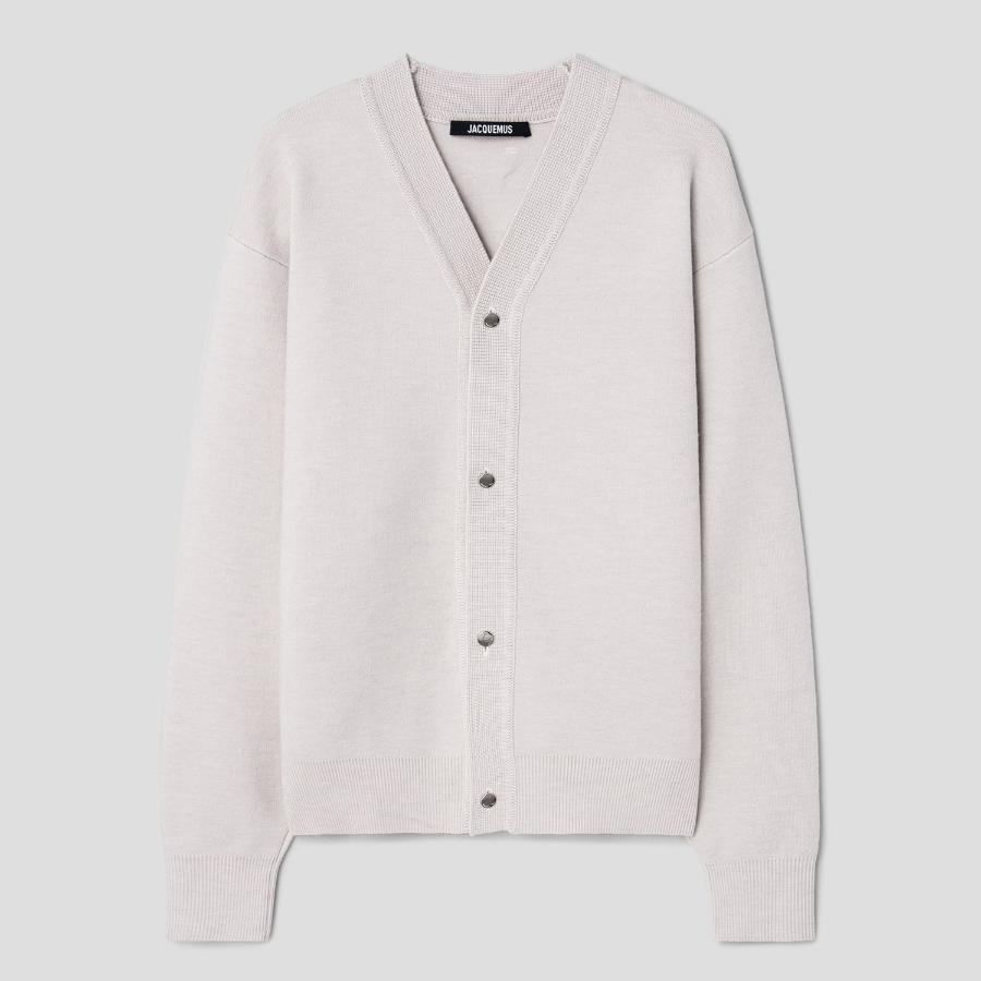 JACQUEMUS (Men) Le Cardigan Boutonne - Light Beige