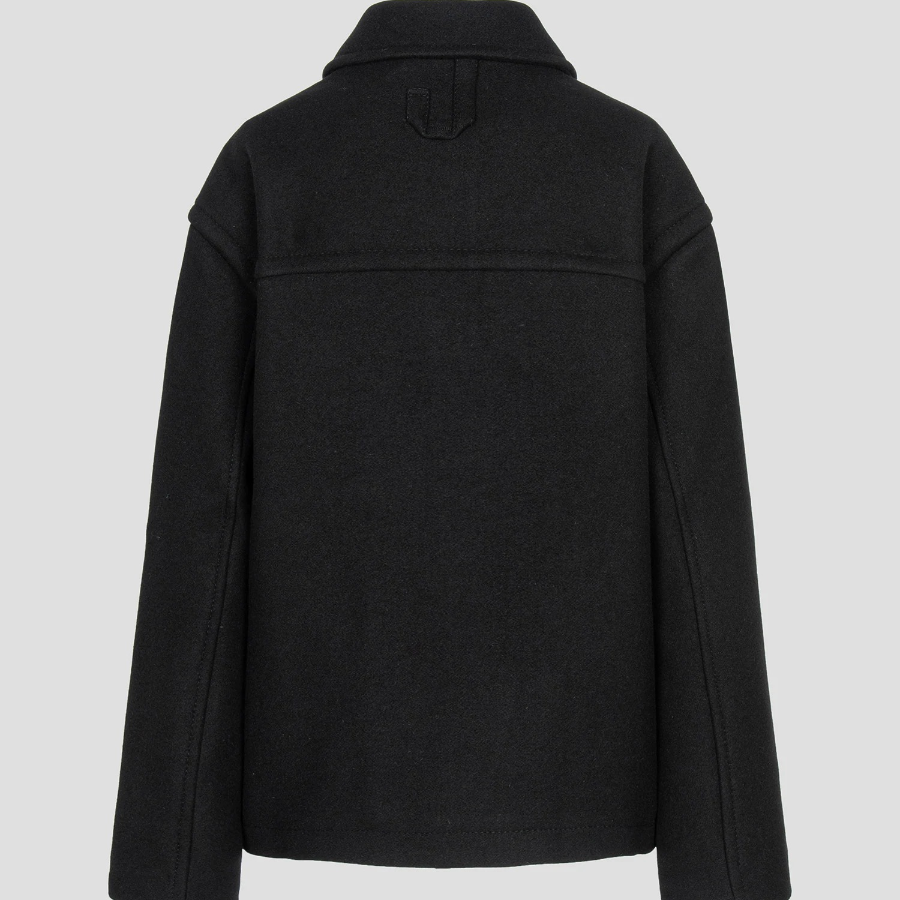 JACQUEMUS (Men) Le Manteau Court - Black