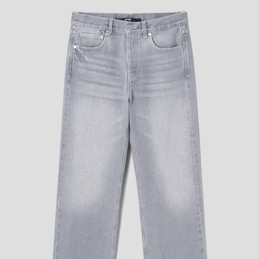 JACQUEMUS (Men) Le De-Nimes Droit - Grey/Off-White