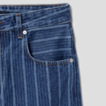 JACQUEMUS (Men) Le De Nîmes Large - Print Blue Stripe