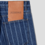 JACQUEMUS (Men) Le De Nîmes Large - Print Blue Stripe