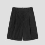 JACQUEMUS (Men) Le Short Navega Plisse - Black