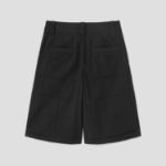 JACQUEMUS (Men) Le Short Navega Plisse - Black