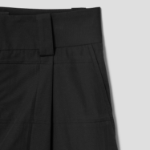 JACQUEMUS (Men) Le Short Navega Plisse - Black