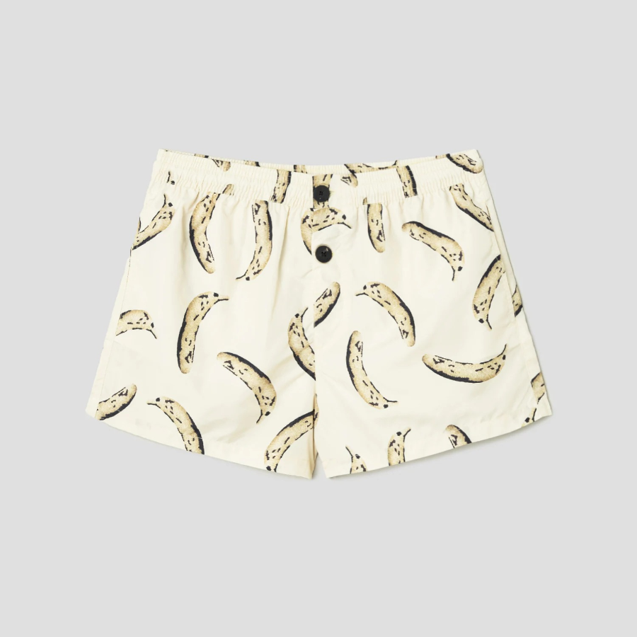 JACQUEMUS (Men) Le Maillot Puntini Shorts - Yellow