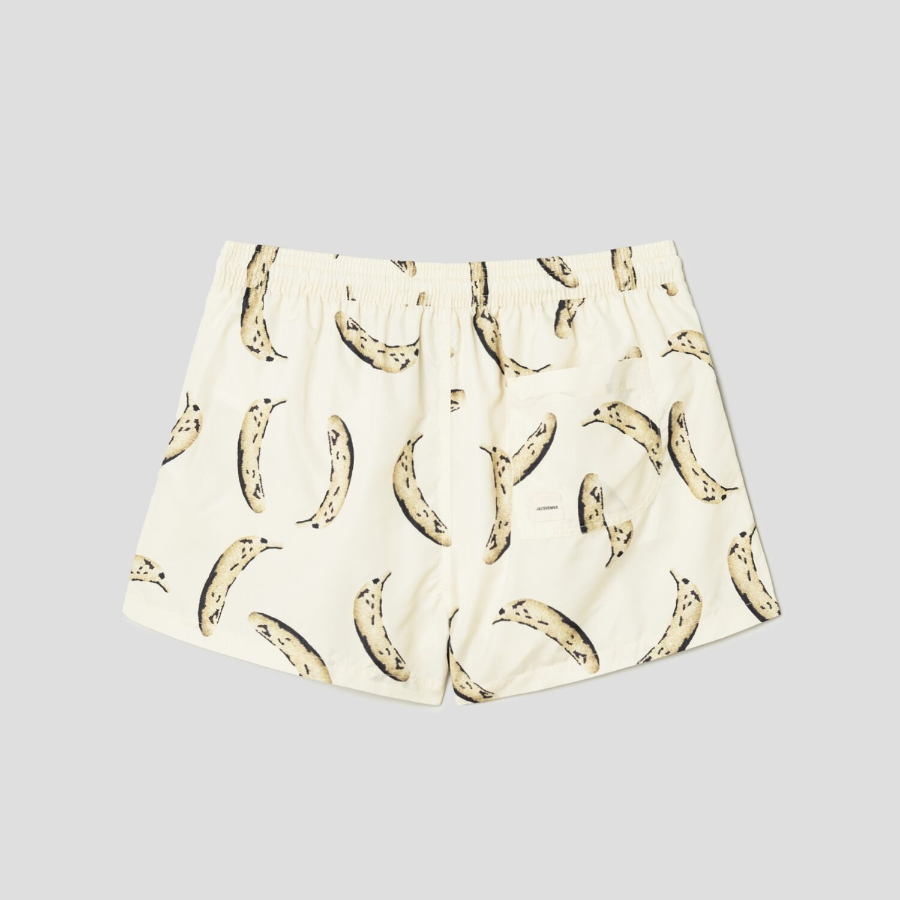 JACQUEMUS (Men) Le Maillot Puntini Shorts - Yellow