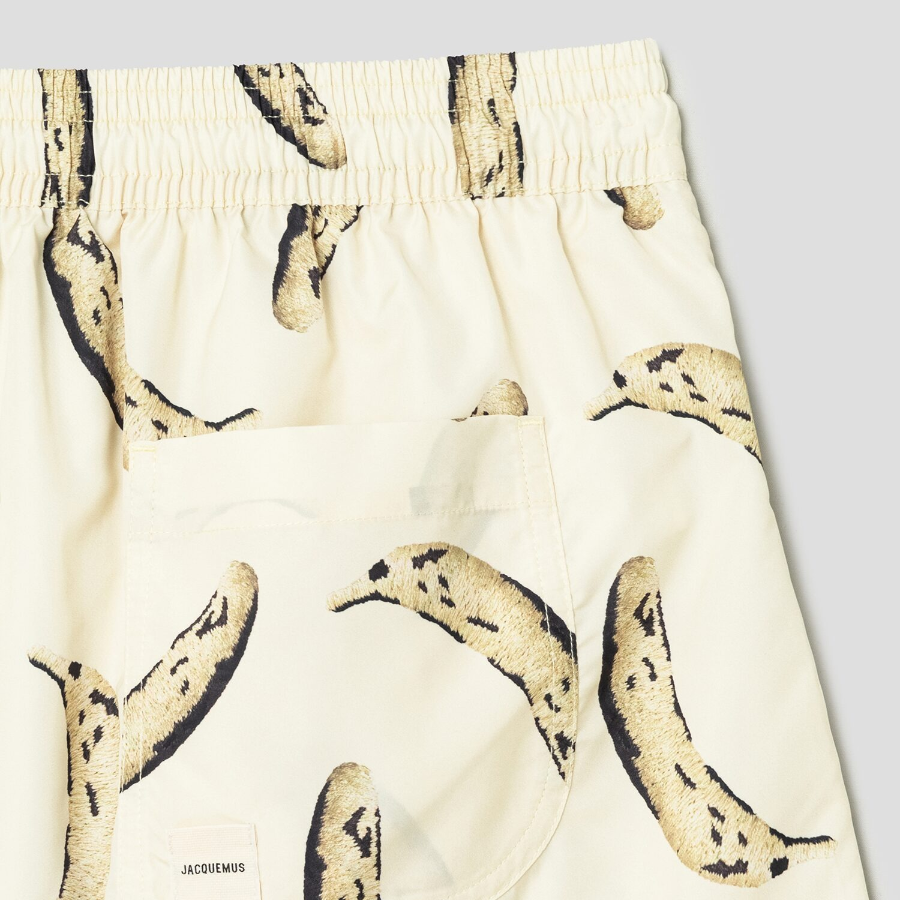 JACQUEMUS (Men) Le Maillot Puntini Shorts - Yellow