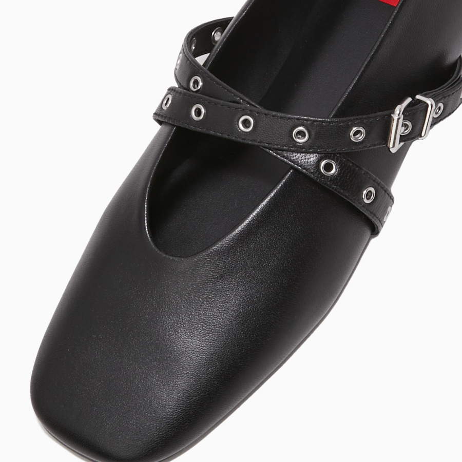 TOMMY HILFIGER Bailey Leather Mary Jane Ballerina