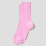 8 seconds Basic Cotton Ribbed Socks — Pink