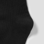 8 seconds Ribbon One-Point Socks — Black