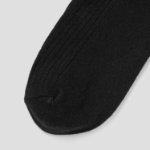 8 seconds Ribbon One-Point Socks — Black