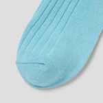 8 seconds Wide Ribbed Socks — Blue