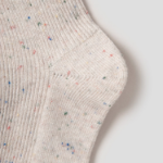 8 seconds Textured Ribbed Socks — Beige