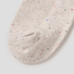 8 seconds Textured Ribbed Socks — Beige