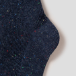 8 seconds Textured Ribbed Socks — Navy