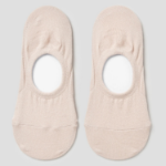 8 seconds TokTok Solid No-Show Socks — Beige