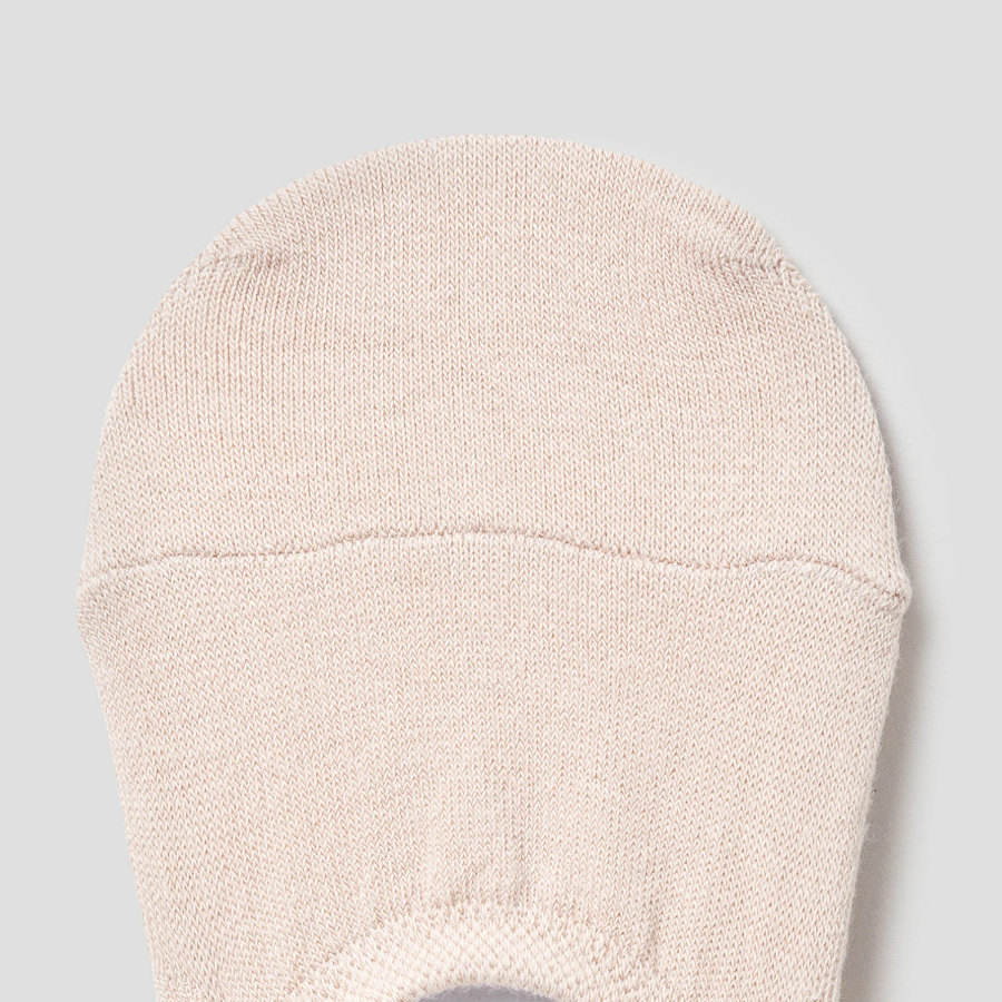 8 seconds TokTok Solid No-Show Socks — Beige