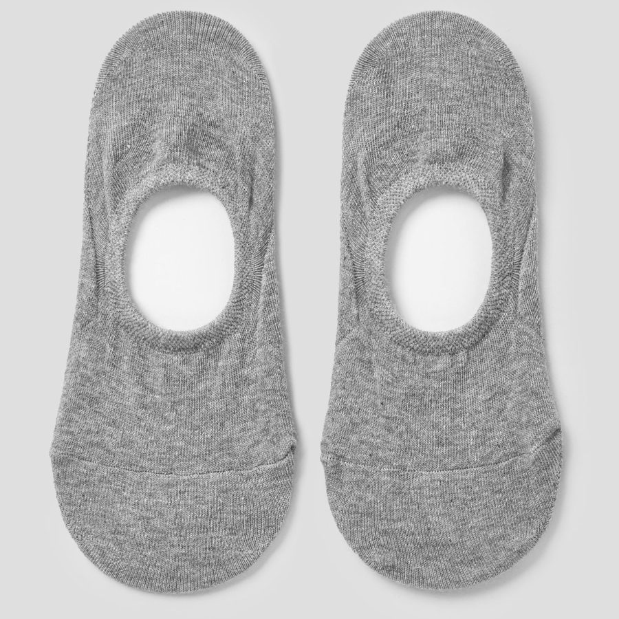 8 seconds TokTok Solid No-Show Socks — Grey