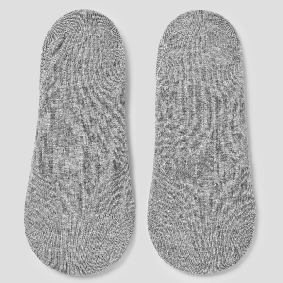 8 seconds TokTok Solid No-Show Socks — Grey