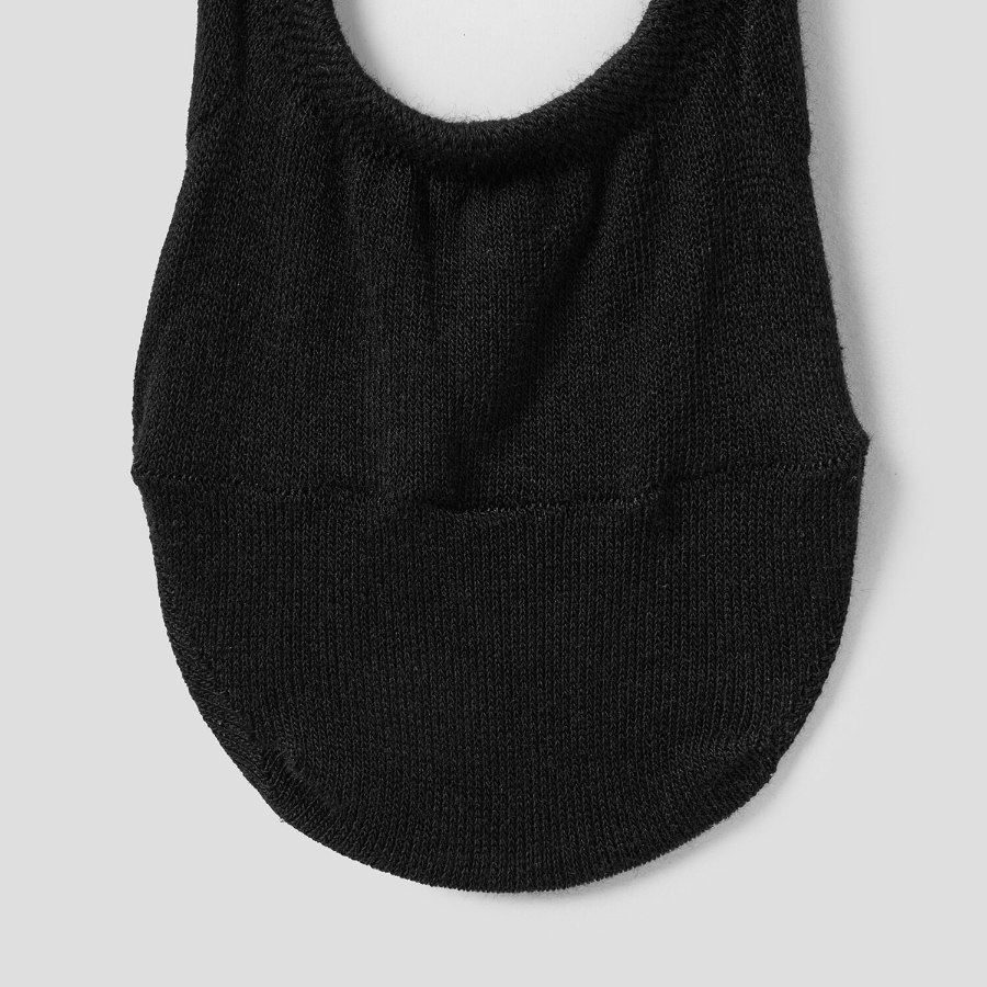 8 seconds TokTok Solid No-Show Socks — Black